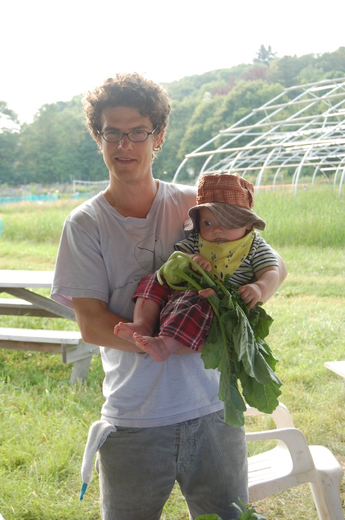 Sunday distribution coordinators Danny and Bennett MacPhee